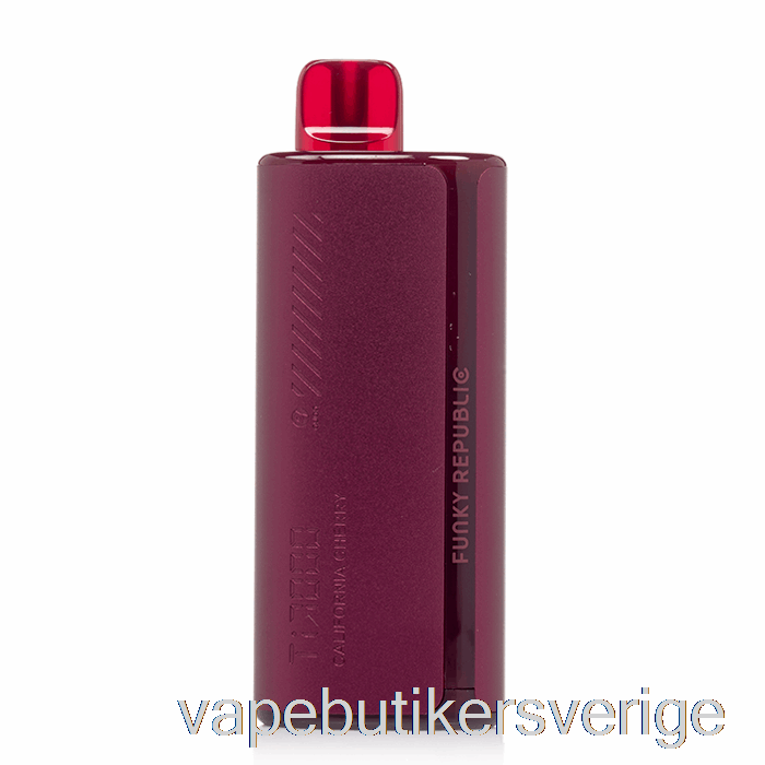 Vape Sverige Funky Lands Ti7000 Engångskörsbär Från Kalifornien